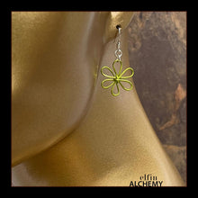 Load image into Gallery viewer, sculptural earrings shades of green