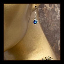 Load image into Gallery viewer, elfin alchemy stunning sculptural spiral sterling silver earrings