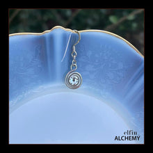 Load image into Gallery viewer, zodiac Gemini spiral earrings
