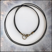 Load image into Gallery viewer, free cord necklace with your elfin alchemy glass pendant 
