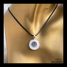Load image into Gallery viewer, zodiac Virgo birthstone spiral pendant
