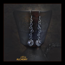 Load image into Gallery viewer, vine scroll earrings metallic

